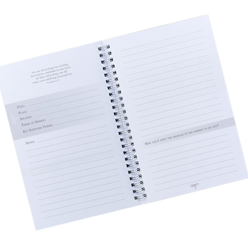 My Sermon Notes Wirebound Notebook with Tree