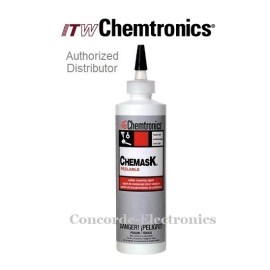Chemtronics CM8 Chemask® Peelable Latex Solder Mask  | Fast Curing | 8-oz.