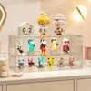 Acrylic Display Case for Collectibles ,2 Layer Adjustable Figure Display