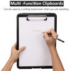 A4 Clipboards, Folder Clipboard with Storage, Folio Plastic Clipboard with