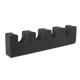 BDKMMS Gun Rack, EVA Foam Rifle Rest with Magnetic Strip, Sturdy 4 Gun Holder for Rifles, Indoor Home Defense Rifle Rack