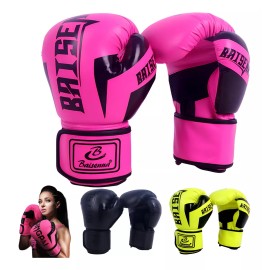 ROSALIA Guantes De Box Para Kickboxing,strap Velcro, 10 Oz
