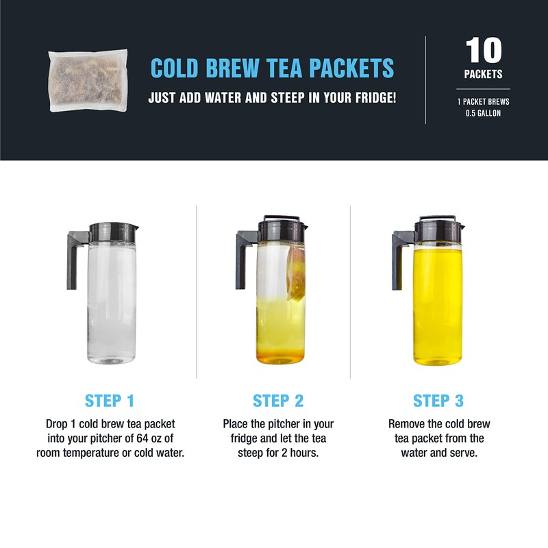 Tiesta Tea -- Mango Pineapple Cold Brew Herbal Iced Tea,