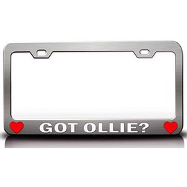 Custom Brother - GOT Ollie? Male Name Metal Car SUV Truck License Plate Frame Style Ch u12