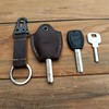 MEEBOY handmade leather car key sleeve for broken key car