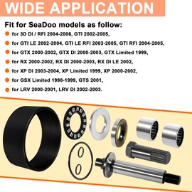 YMT Complete Jet Pump Rebuild Kit & Impeller Removal Installation Tool Compatible with SeaDoo 1998-2006 GTI GTX RFI RX RXDI XP Limited GSX GTS LRV DI