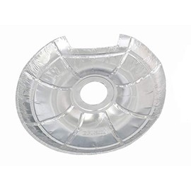 KitchenDance Durable Packaging Aluminum Large Electric Disposable Foil Burner Bib - Aluminum Foil Burner Stove Bib Liners, Perfect for Avoiding Cleaning from Oil and Food Drips, 6200L, 500 Count