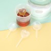 DAJMAIEZ 120 Pcs 4ML Heart Plastic Transfer Pipettes Droppers, Dessert