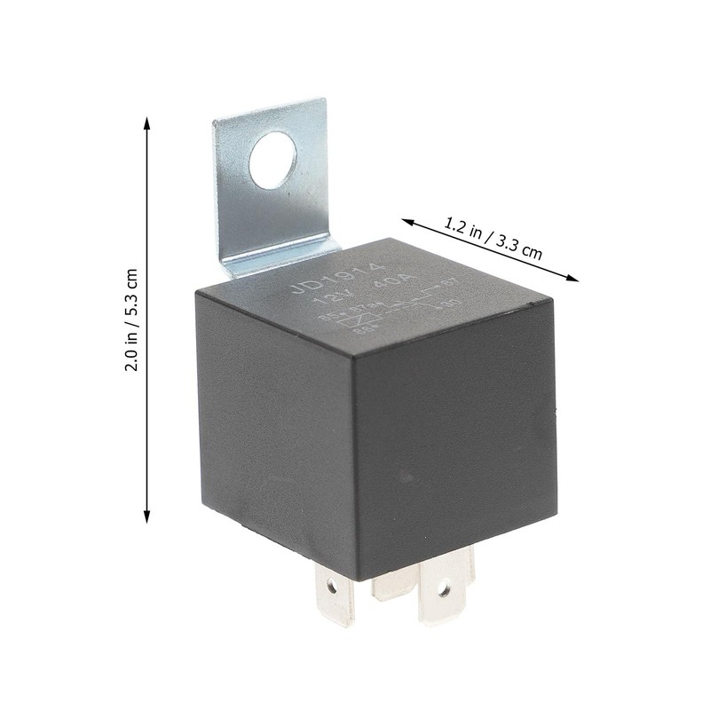 Mobestech 5pcs Relay Automotive Switch Relay Pin Car Part with
