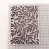 DIYology Willow Leaves Texture Plastic Embossing Folders for Cards Making