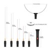 24W Handheld Electric Foam Cutter Kit with 5 Straight Tips