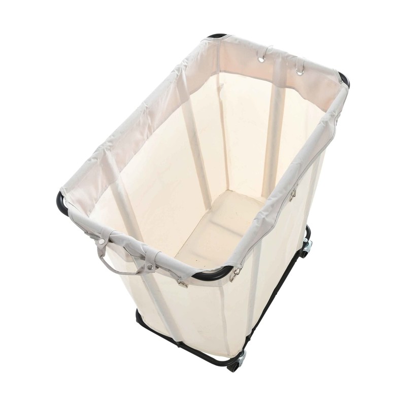 Household Essentials, Black Commercial Laundry Cart