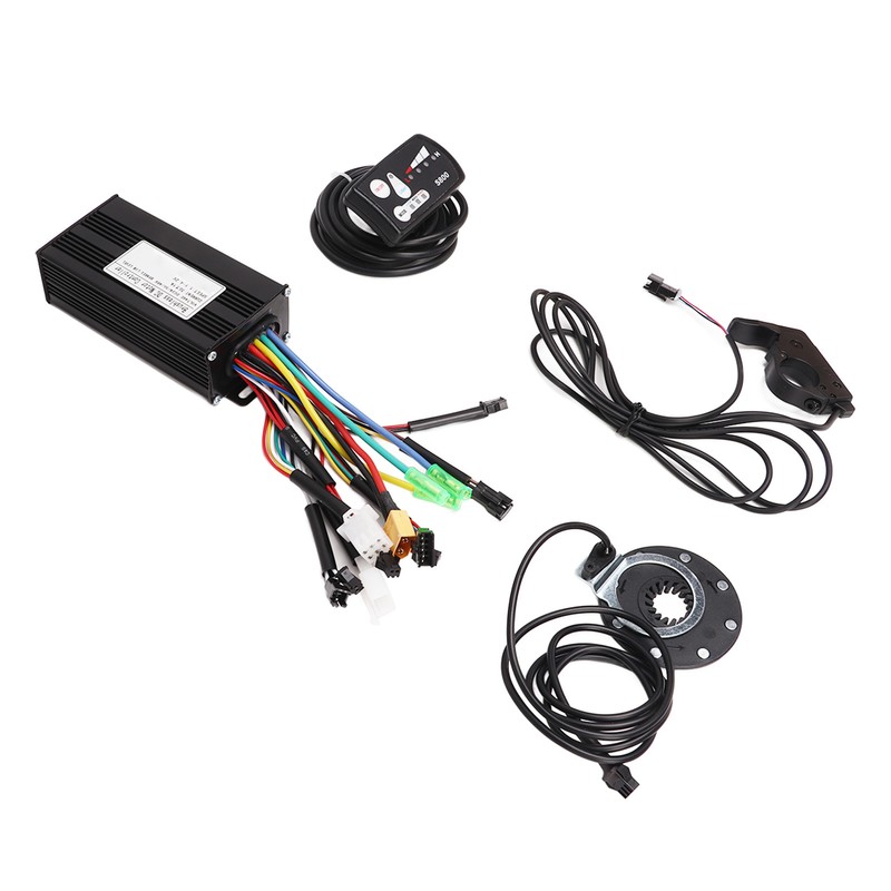 24V 36V 48V Sine Waving Controller Thumb Throttle PAS LED