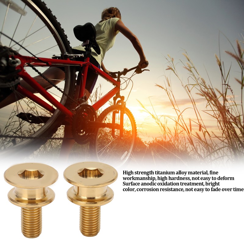 RISK Square Hole Center Shaft Fixing Screw Titanium Alloy Mountain