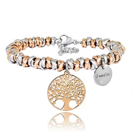 SAGA GIOIELLI Bracelet for Women I Need To...Collections, Stainless Steel