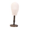 Milageto Mannequin Head Model Hat Display Stand Wooden Support Versatile