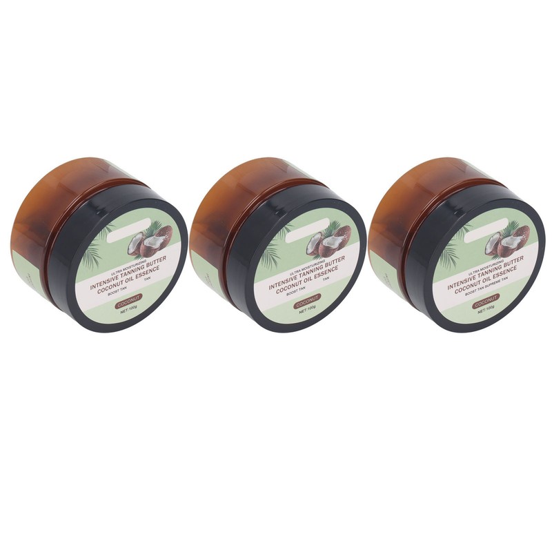 3pcs Tanning Lotion Accelerator Moisturizing Sunless for Bronze Brown Skin