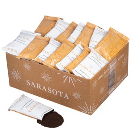 Snickerdoodle Flavored Ground Coffee Packs – 2oz Pre-Measured Medium Roast for 12-Cup Drip Makers | Low Acid Mold-Free Gourmet Single-Pot Pouches | 36 Count by Sarasota Coffee