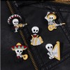 ARFUKA Pack of 5 Brooches Skeleton Brooch Pins Lapel Pin