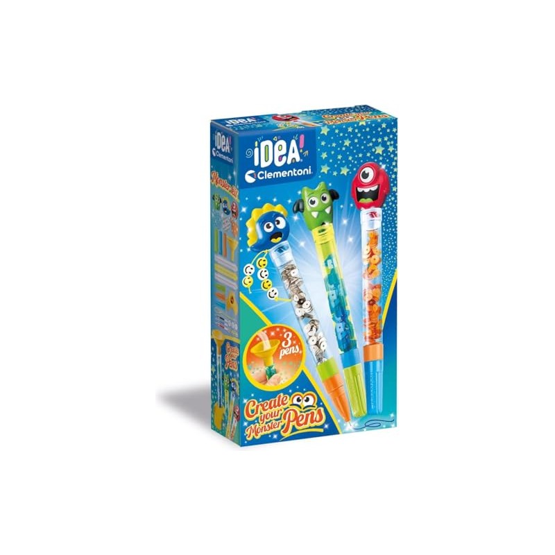 Mini Fabrik Monster Clementoni Ballpoint Pen Set Creative