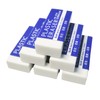 White Erasers, 6 Pack Pencil Erasers Bulk for Supplies Office