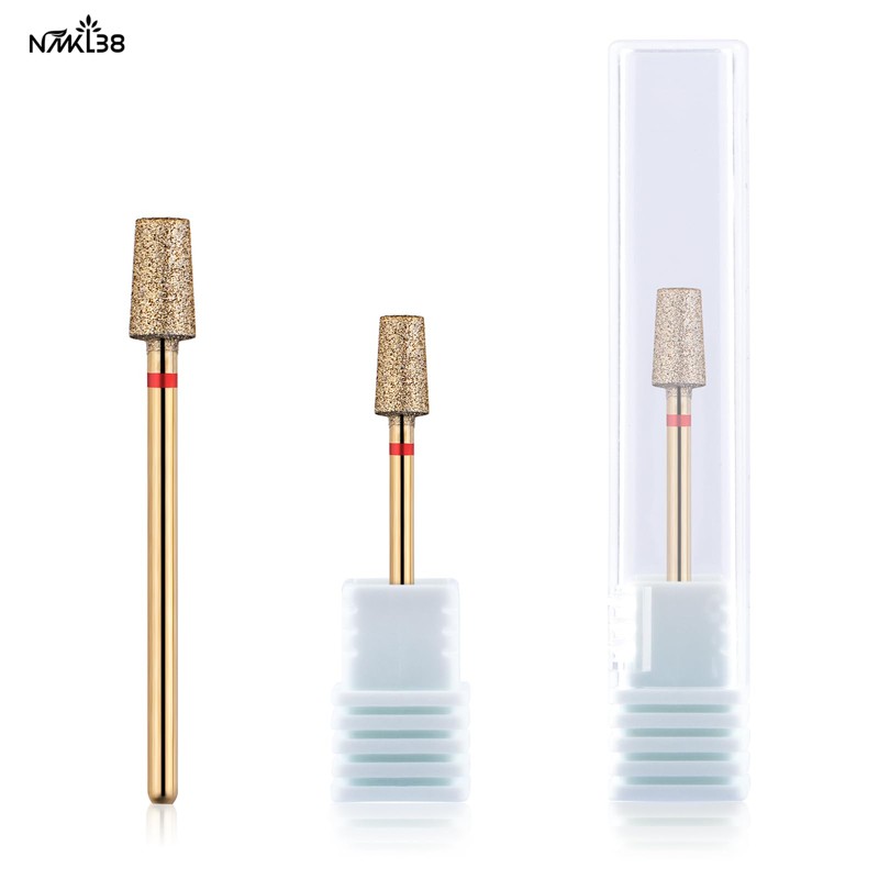 NMKL38 Cuticle Nail Drill Bits, Pro Diamond Nail Bits for