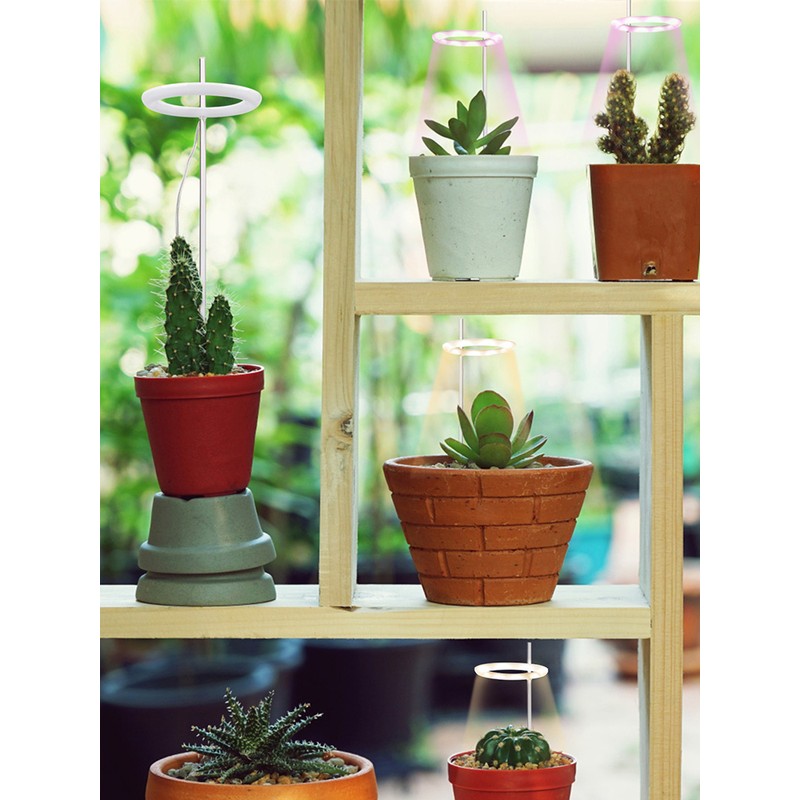 Plant Grow Light 3.3in Diameter 3 Heads Easy Operation Brightness