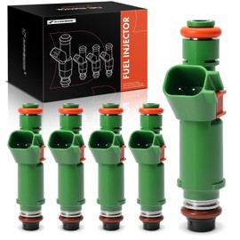 A-Premium Set of 5 Fuel Injectors Compatible with Volvo S60 2001-2005, V70 2001-2007, 2.4L