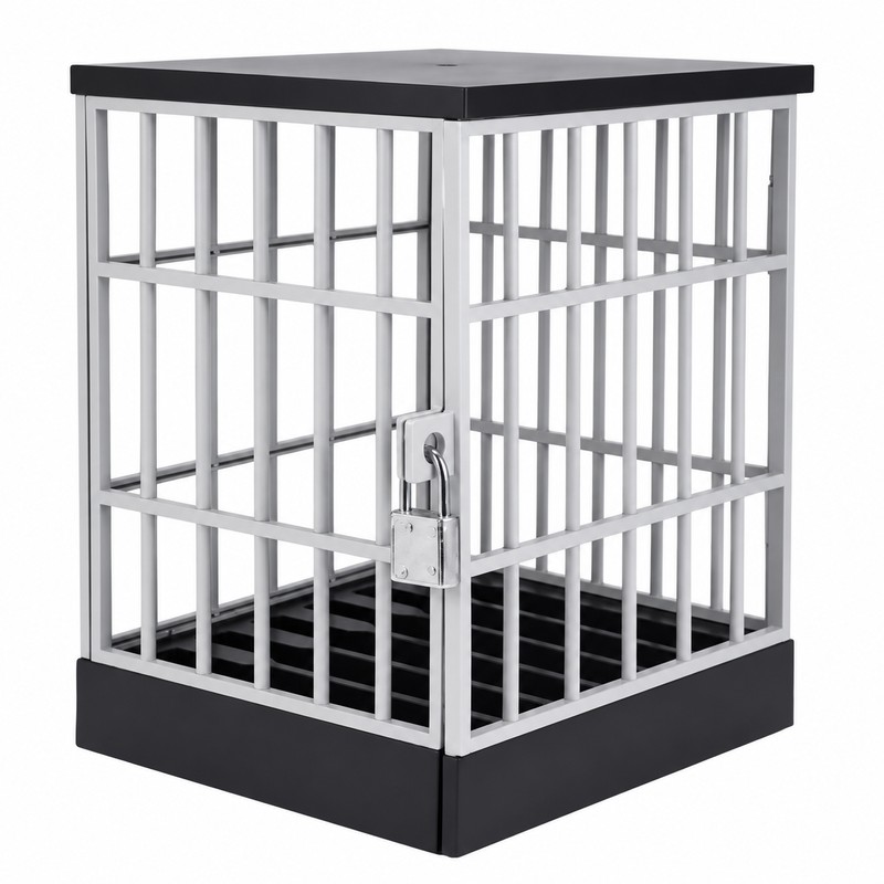 Phone Lock Box for Screen-Free Time – Plastic Locking Cage