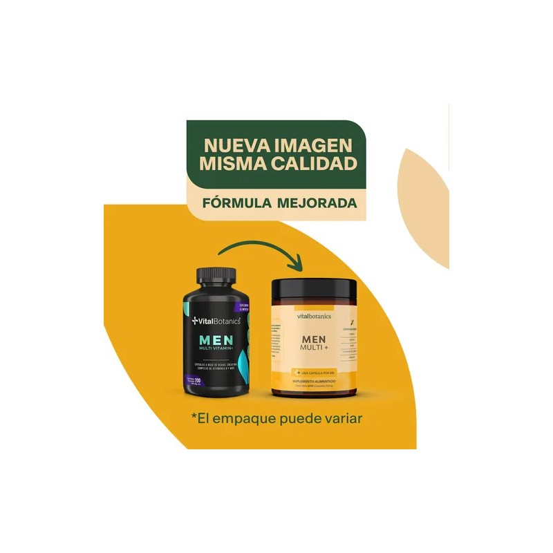 Multivitaminico P Hombre Con Creatina 200 Caps Vitalbotanics