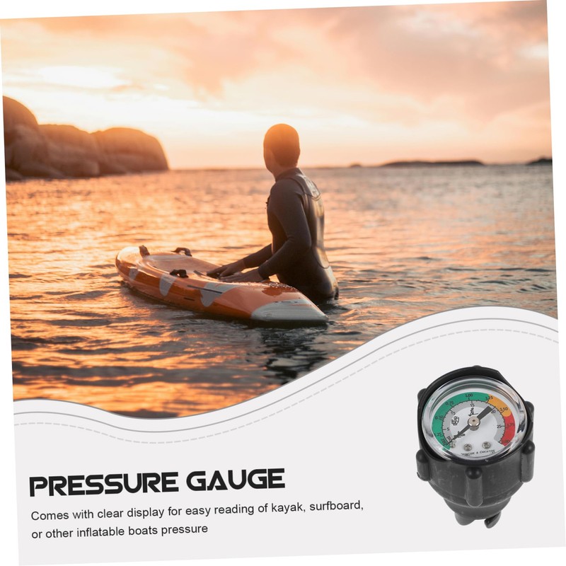 HONMEET Inflatable Boat and Surfboard Air Pressure Gauge High Pressure