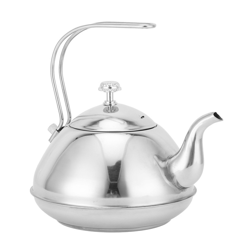 Stainless Steel Teapot with Tea Infuser Thickened NonMagnetic Kettle for