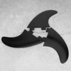 3Pcs FCS Surfboard Tail Water Fin Set Left Middle Right