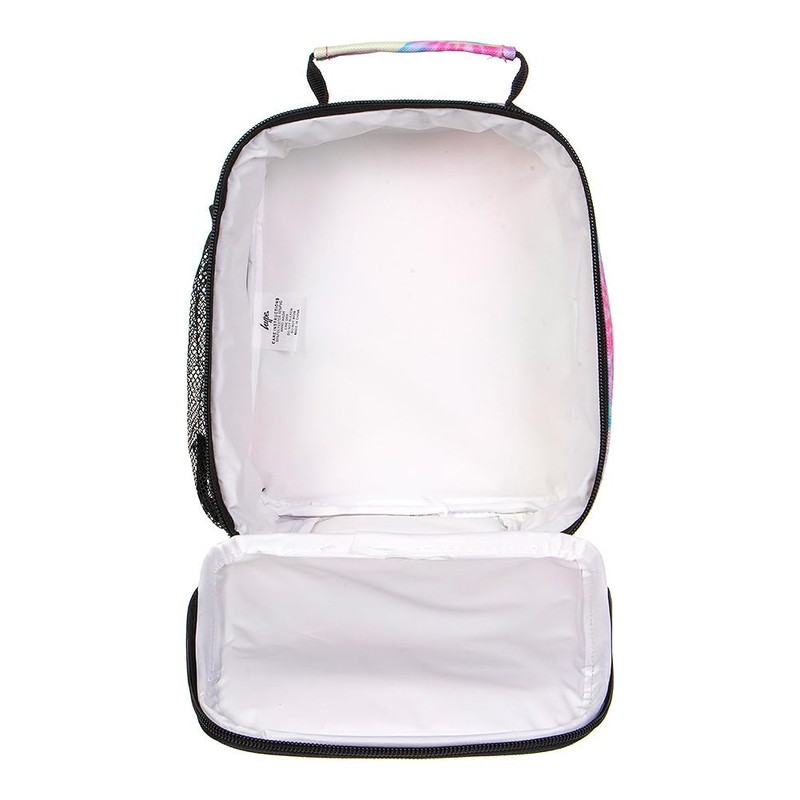 hype Bags Pastel Collage Unisex Lunch Box in Pink Size: