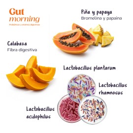 Happy Pal Gut Morning Probióticos Prebióticos Y Enzimas Digestivas Polvo Para Perros y Gatos Todas las edades