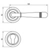Beschläge Hamburg Door Handles Door Fitting Emily ART 70-07 MPC