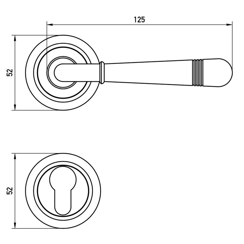 Beschläge Hamburg Door Handles Door Fitting Emily ART 70-07 MPC