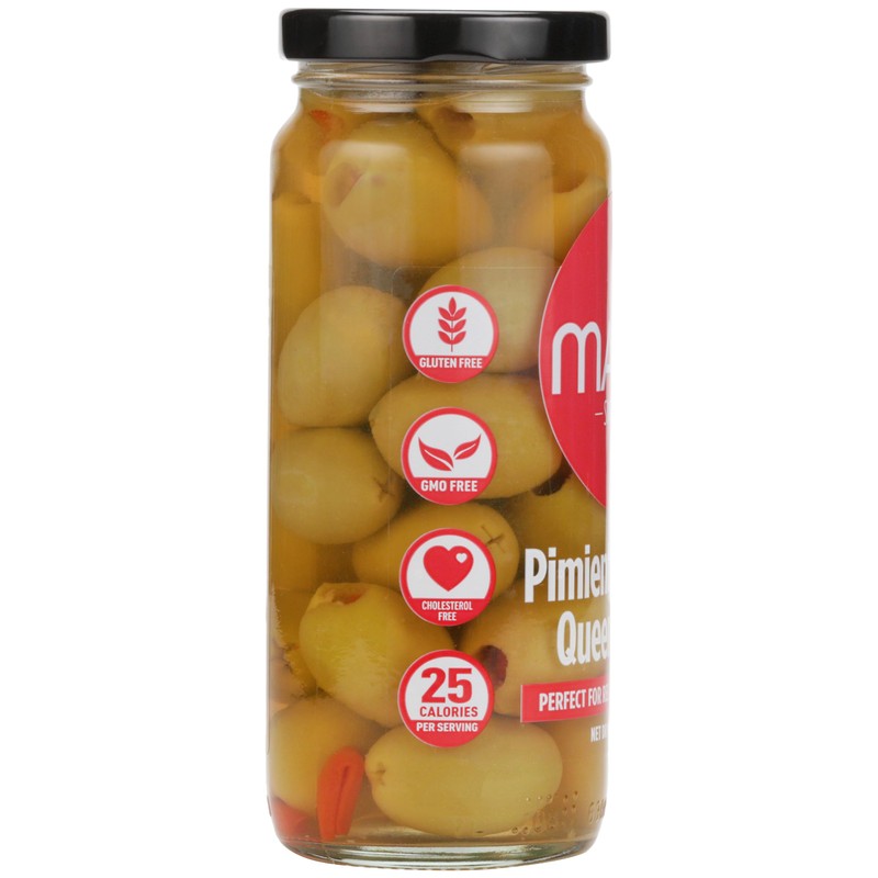 Mario Camacho Foods Queen Olives Stuffed with Minced Pimiento, 7