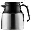 Helios Mondial Push Stainless Steel Vacuum Jug 1.3 Litre, Metallic