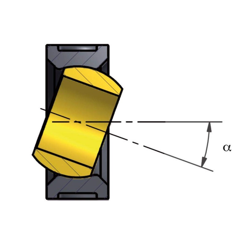 Pillow Block Bearing: Maintenance-free dry running KSTM-05 / diameter d1
