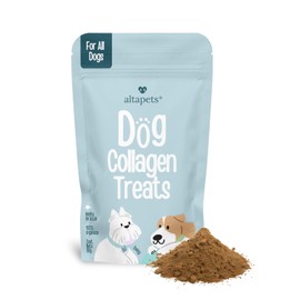 Altapets 5 en 1 Colágeno para Perros - Articulaciones, Cadera, Piel y Pelaje – Suplementos para Perro - Proteína, Omega 3 y Vitaminas para Perro – Adiciona al Alimento o Premios para Perros, 30 Dosis