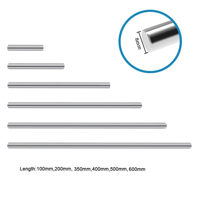 iYueMps 200 mm Linear Shaft T8 Threaded Spindle Vertical Set,