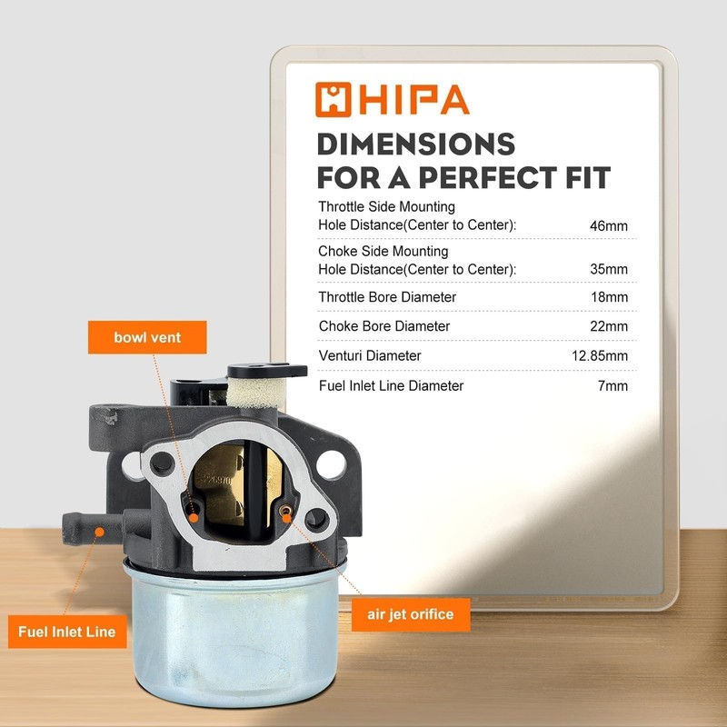 HIPA 799866 Carburetor for 799871 794304 796707 790845 Craftsman 675