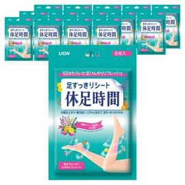 Rest time cooling sheets, 6 pieces, 15 sheets / 휴족시간 쿨링시트, 6개입, 15개