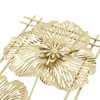 Ginkgo Leaf Wall Hanging Decor Metal Iron 3D Golden Ginkgo