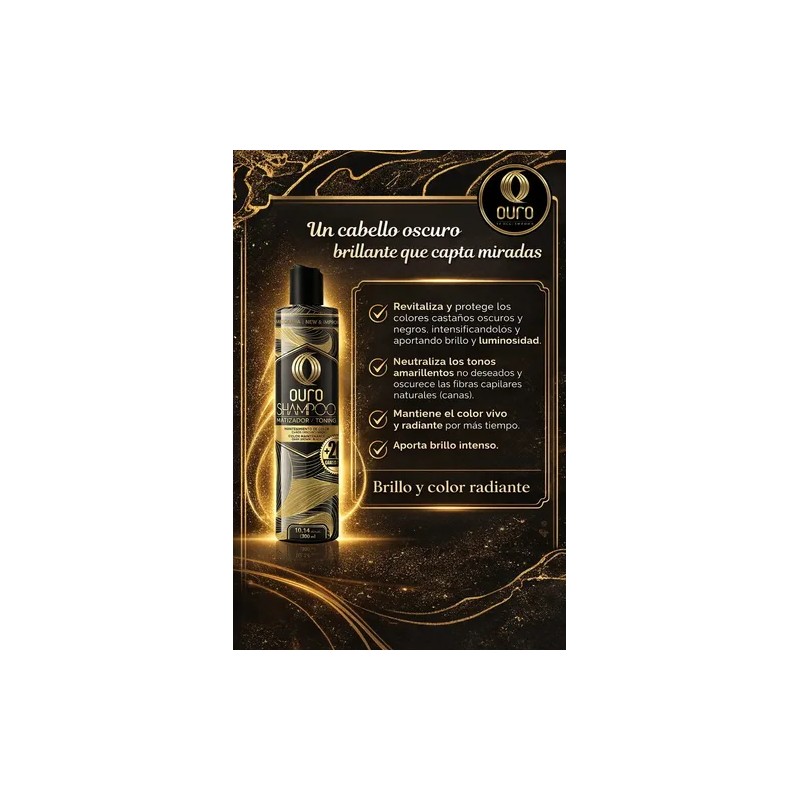 Shampoo Ouro Matizador Negro 250 Ml