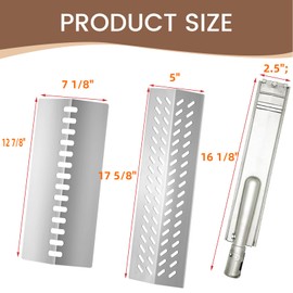 SA652Z (3-Pack) SA663A (4-Pack) Replacement Parts Kit for 16521 16631 16670 16520 Flamer Tamer Flavor Bar Bull Angus 47629 47628 Lonestar 87048 87049 Outlaw 26038 26039 Cal Flame G4 P4