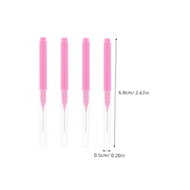 IWOWHERO 100Pcs Portable Interdental Brushes Gentle Tooth Cleaning Tool for Gaps Soft Bristles for Gum Care for Travel and Daily Oral Hygiene