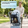 QOWUXHZ Rete per Passeggino, Borsa Portaoggetti, Accessorio per Carrozzina, Ideale