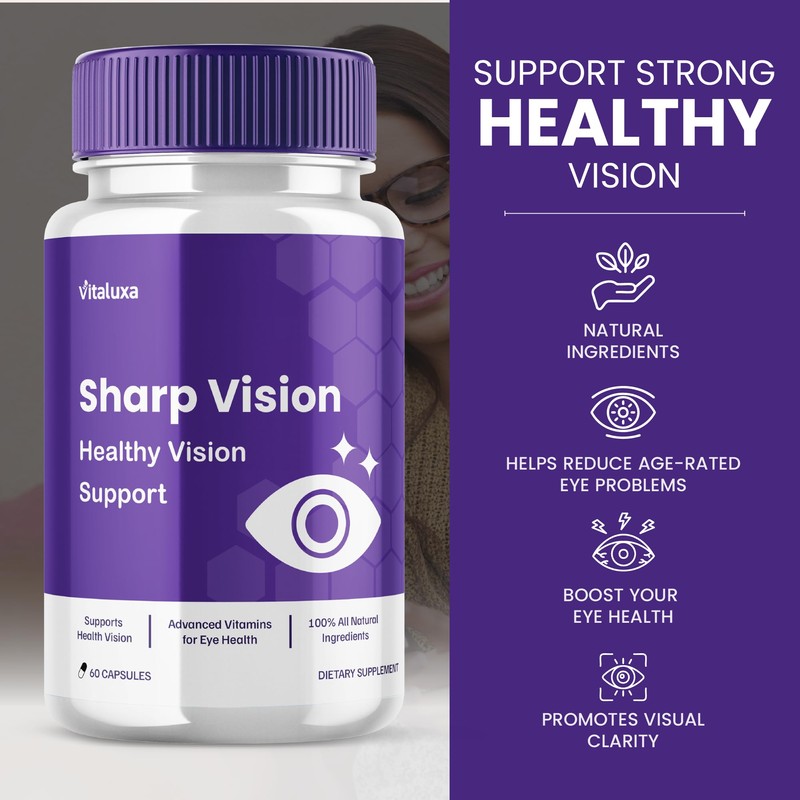 Sharp Vision Eye Supplement, Sharpe Vision Capsules for Advanced Healthy